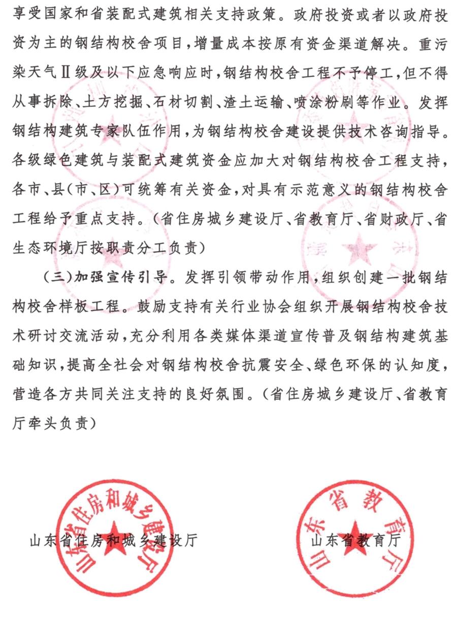 鋼結(jié)構(gòu)校舍建設 政策扶持知多少！(圖5)